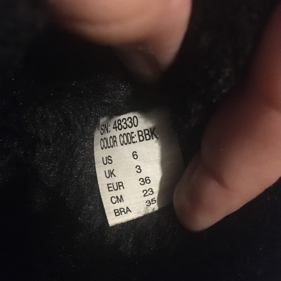 Skechers Star Shooter Skyward Suede & Fur-lined Black Boots NWT - Picture 12 of 12